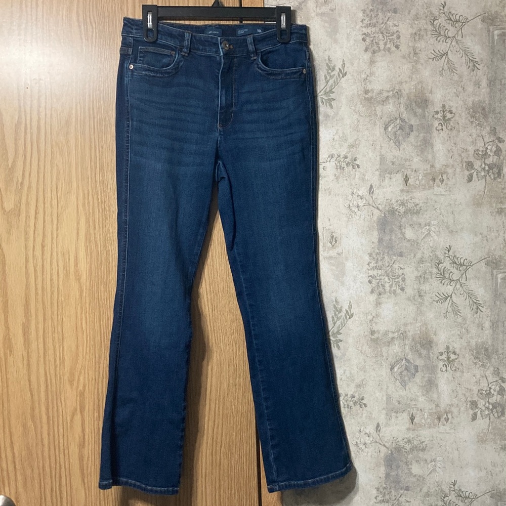 J. Jill Denim Women’s Size 10p Dark Blue Bootcut Jeans High Rise